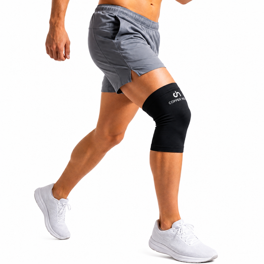 Copper Heal® Rodillera de Compresión – Soporte para Rodilla, Ajuste Cómodo y Flexible para Uso Diario y Deportivo